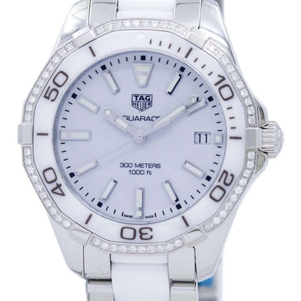 TAG Heuer Aquaracer Quartz 300M Diamond Accent WAY131H.BA0914 Orologio da donna