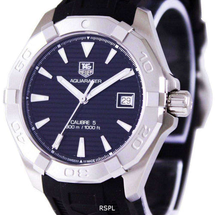 Tag Heuer Aquaracer Calibre 5 quadrante nero 300M WAY2110.FT8021 Orologio da uomo