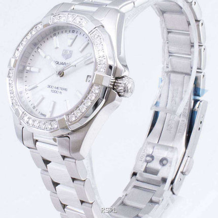 Tag Heuer Aquaracer WBD1313.BA0740 Diamond Accents Quartz 300M orologio da donna