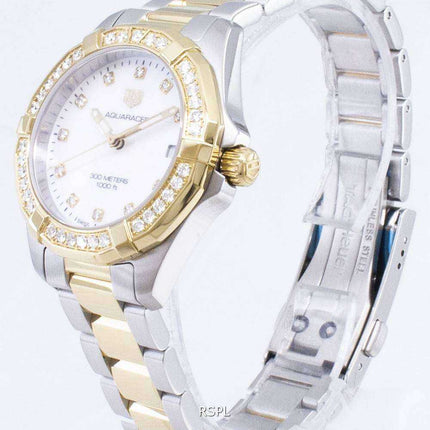 Tag Heuer Aquaracer WBD1323.BB0320 Orologio da donna con diamanti al quarzo 300M con diamanti