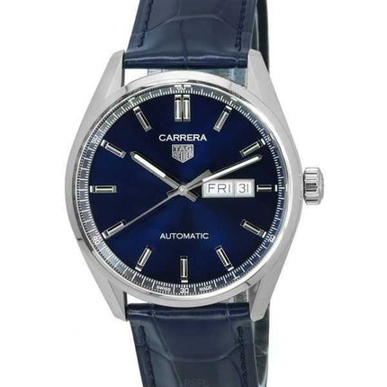 Orologio da uomo TAG Heuer Carrera Day-Date quadrante blu automatico WBN2012.FC6502 100M