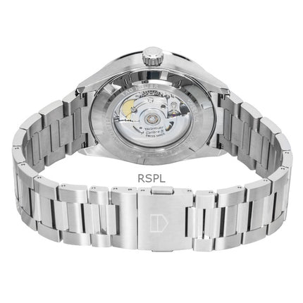 Orologio da uomo Tag Heuer Carrera in acciaio inossidabile con quadrante nero automatico WBN2013.BA0640 100M