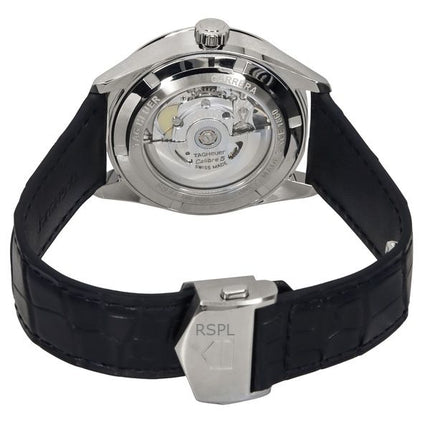 Tag Heuer Carrera Date cinturino in pelle quadrante grigio automatico WBN2111.FC6505 100M orologio da uomo