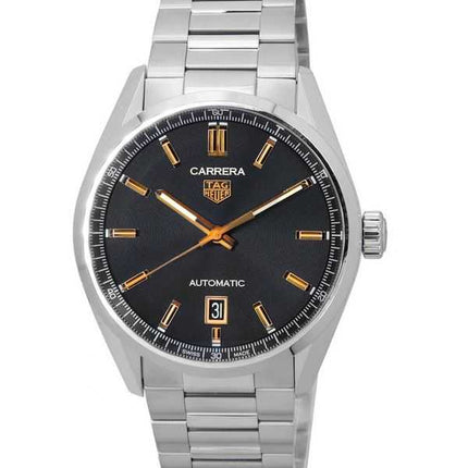 Orologio da uomo TAG Heuer Carrera in acciaio inossidabile con quadrante nero automatico WBN2113.BA0639 100M