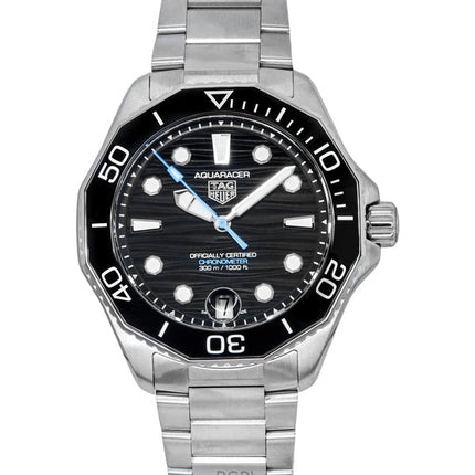 Orologio da uomo TAG Heuer Aquaracer Professional in acciaio inossidabile con quadrante nero, automatico, subacqueo, WBP5110.BA0013, 300M