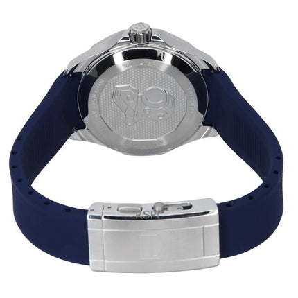Orologio da uomo TAG Heuer Aquaracer Professional GMT con cinturino in gomma e quadrante blu, automatico, subacqueo, WBP5114.FT6259, 300M