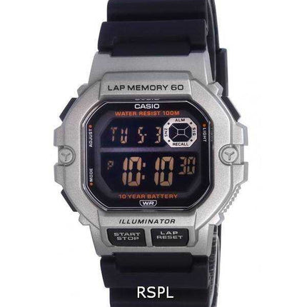 Orologio da uomo Casio Sports Gear quadrante digitale al quarzo WS-1400H-1B WS1400H-1B 100M