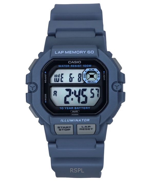 Orologio da uomo Casio Standard Digital Resin Strap Quartz WS-1400H-2AV 100M