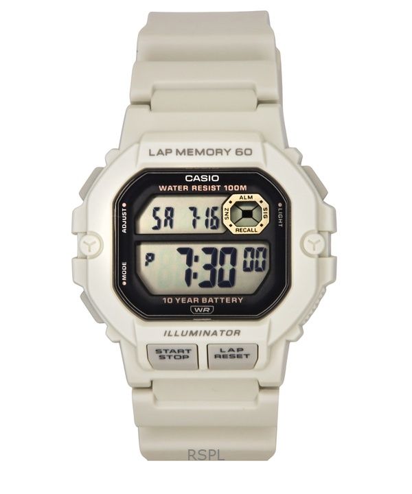 Orologio da uomo Casio Standard Digital Resin Strap Quartz WS-1400H-8AV 100M