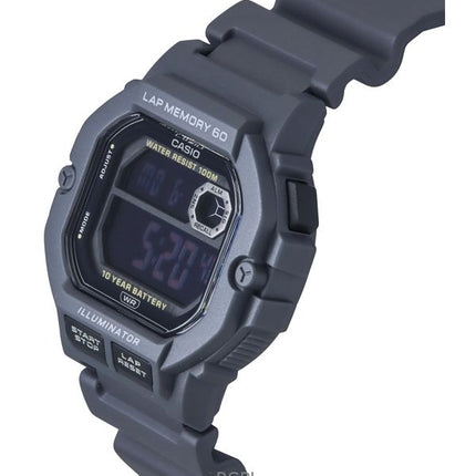 Orologio da uomo Casio Standard Digital Resin Strap Quartz WS-1400H-8BV 100M