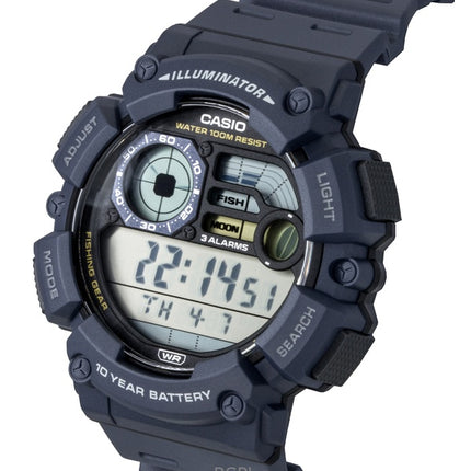 Orologio da uomo Casio Youth Digital con cinturino in resina al quarzo WS-1500H-2AV 100M