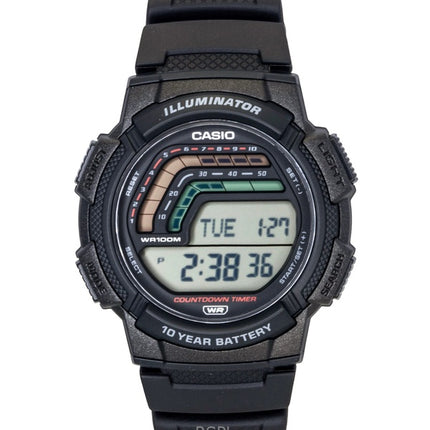 Orologio da uomo Casio Digital Resin Strap Quartz WS-1800-1AV 100M