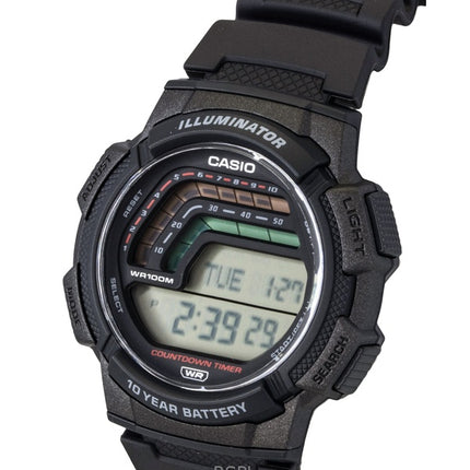 Orologio da uomo Casio Digital Resin Strap Quartz WS-1800-1AV 100M