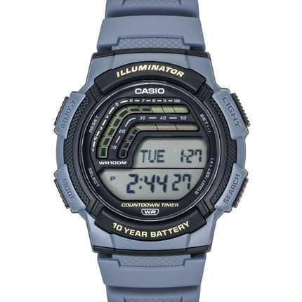 Orologio da uomo Casio Digital Resin Strap Quartz WS-1800-2AV 100M