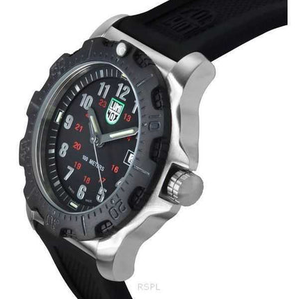 Luminox G-Collection Manta Ray Carbonox Cinturino in poliuretano Quadrante nero Quarzo X2.2132 100M Orologio da uomo