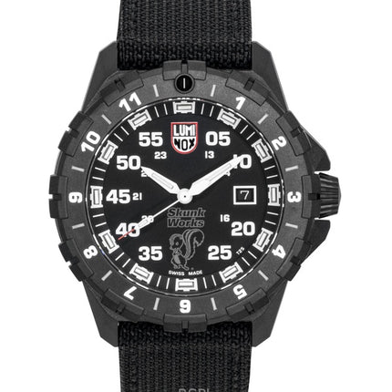 Orologio da uomo Luminox F-117 Nighthawk X Skunk Works Heritage con quadrante nero al quarzo subacqueo XA.6442.H 200M