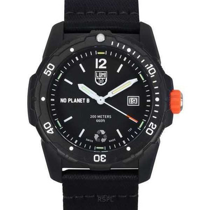 Luminox Bear Grylls Survival ECO NO PLANET B Cinturino in plastica riciclata Orologio da uomo al quarzo subacqueo XB.3722.ECO 20