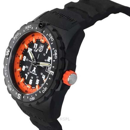 Luminox Bear Grylls Survival Mountain Cinturino in gomma Quadrante nero Quarzo Diver's XB.3739 200M Orologio da uomo