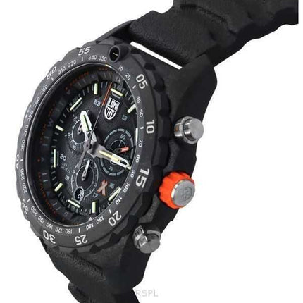 Orologio da uomo Luminox Bear Grylls Survival Master Series Cronografo Quadrante Nero Quarzo Diver&#39;s XB.3741 200M