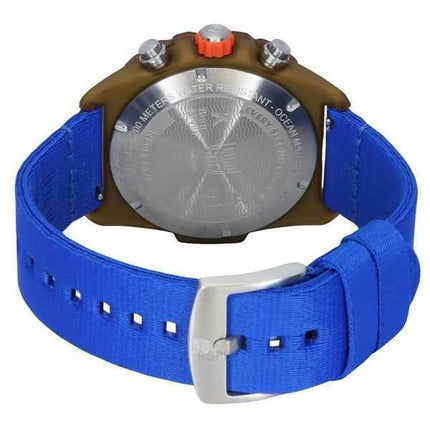 Orologio Luminox Bear Grylls Survival Master ECO Tide Cronografo Quadrante Blu Quarzo Diver's XB.3743.ECO 200M Uomo