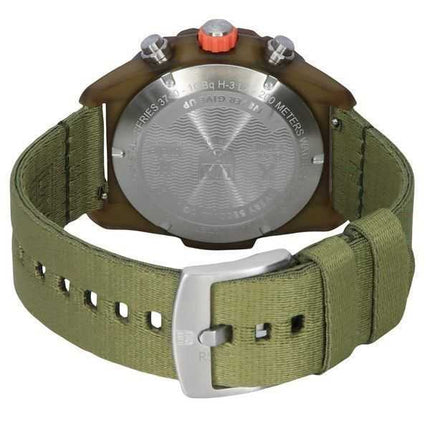 Orologio Luminox Bear Grylls Survival ECO Master Chronograph quadrante verde al quarzo subacqueo XB.3757.ECO 200M da uomo