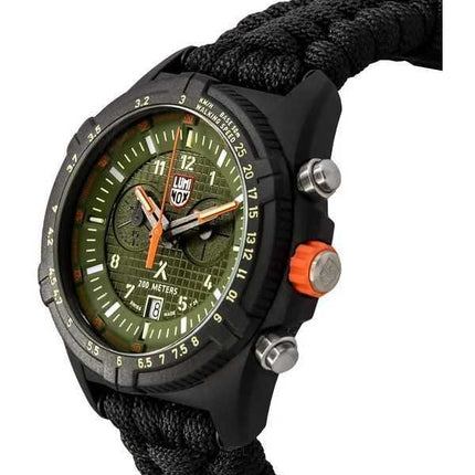 Orologio da uomo Luminox Bear Grylls Survival Land cronografo quadrante verde svizzero al quarzo diver XB.3797.KM 200M