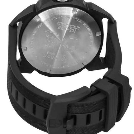 Orologio da uomo Luminox ICE SAR Artic cinturino in caucciù quadrante nero svizzero al quarzo Diver XL.1051 200M