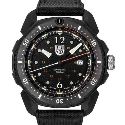 Orologio da uomo Luminox ICE SAR Arctic Outdoor Adventure quadrante nero svizzero al quarzo Diver XL.1052 200M