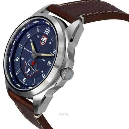 Luminox Atacama Adventurer Field Cinturino in pelle Quadrante blu Quarzo Diver's XL.1763 200M Orologio da uomo