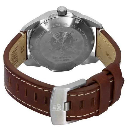 Luminox Atacama Adventurer Field Cinturino in pelle Quadrante blu Quarzo Diver's XL.1763 200M Orologio da uomo