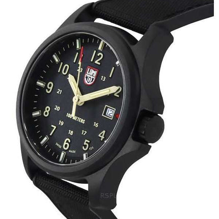 Luminox Atacama Field Cinturino in gomma Quadrante nero Quarzo XL.1970.SET 100M Orologio da uomo con cinturino extra