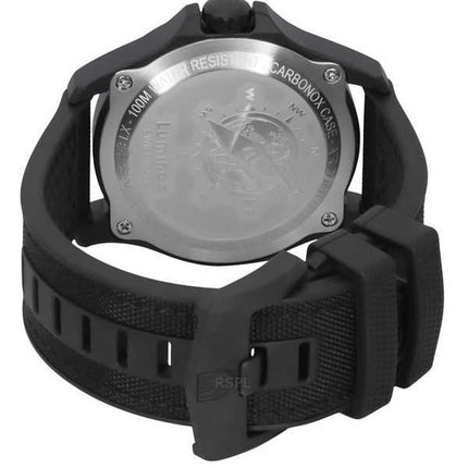 Luminox Atacama Field Cinturino in gomma Quadrante nero Quarzo XL.1970.SET 100M Orologio da uomo con cinturino extra