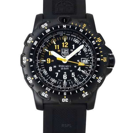 Luminox RECON Point Man Heritage Cinturino in gomma e nylon Quadrante nero Quarzo XL.8825.H.SET 100M Orologio da uomo