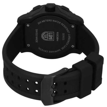 Luminox RECON Point Man Heritage Cinturino in gomma e nylon Quadrante nero Quarzo XL.8825.H.SET 100M Orologio da uomo