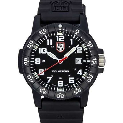 Luminox Leatherback SEA Turtle Giant cinturino in poliuretano quadrante nero orologio da uomo al quarzo svizzero XS.0321.L 100M