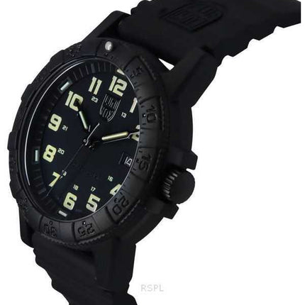 Luminox Leatherback Sea Turtle Giant PU Strap Quadrante Nero Quarzo XS.0330 100M Orologio da Uomo