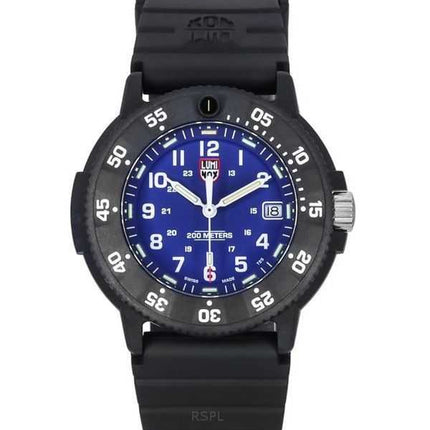Luminox Original Navy Seal EVO cinturino in gomma quadrante blu orologio da uomo al quarzo subacqueo XS.3003.EVO 200M