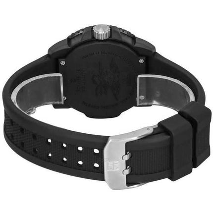 Orologio da uomo Luminox originale NAVY Seal cinturino in caucciù quadrante nero svizzero al quarzo Diver XS.3051.F 200M