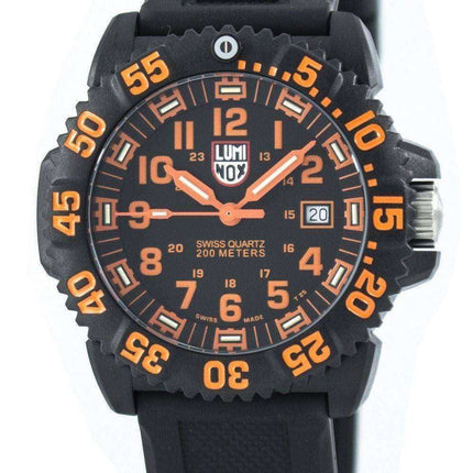 Orologio da uomo Luminox Sea Navy Colormark serie 3050 Swiss Quartz Orologio da uomo 200M XS.3059