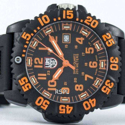 Orologio da uomo Luminox Sea Navy Colormark serie 3050 Swiss Quartz Orologio da uomo 200M XS.3059