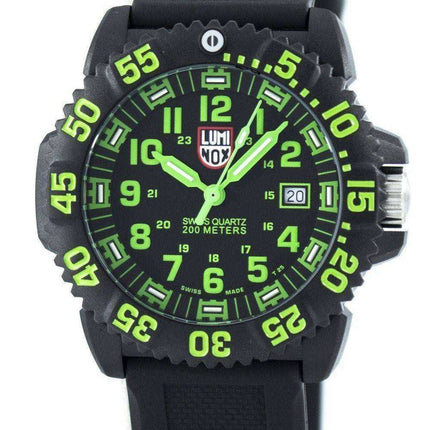 Orologio da uomo Luminox Sea Navy Colormark serie 3050 Swiss Quartz Orologio da uomo 200M XS.3067