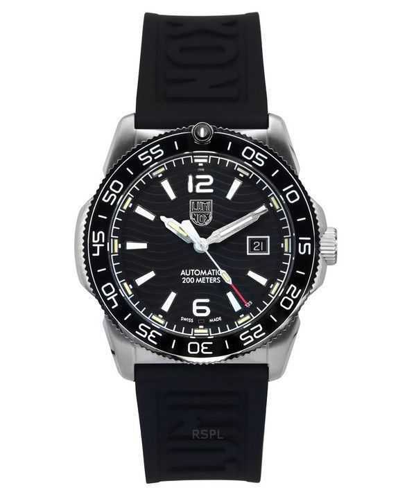 Luminox Pacific Diver cinturino in gomma quadrante nero automatico XS.3101 200M orologio da uomo