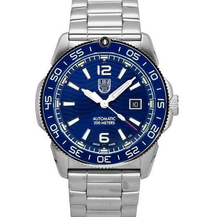 Luminox Pacific Diver in acciaio inossidabile quadrante blu automatico XS.3104 200M orologio da uomo