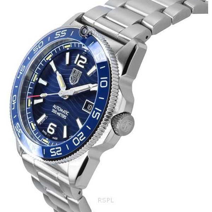 Luminox Pacific Diver in acciaio inossidabile quadrante blu automatico XS.3104 200M orologio da uomo