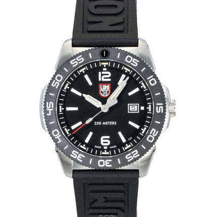 Orologio da uomo Luminox Pacific Diver con cinturino in gomma e quadrante nero, al quarzo, subacqueo XS.3121.1 200M