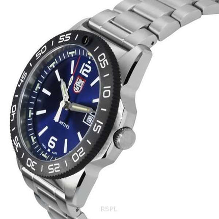 Orologio da uomo Luminox Pacific Diver in acciaio inossidabile con quadrante blu al quarzo XS.3123 200M