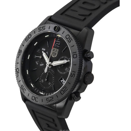 Orologio da uomo Luminox Pacific Diver Cronografo Cinturino in gomma Quadrante nero Quarzo XS.3141.BO.1.SET 200M