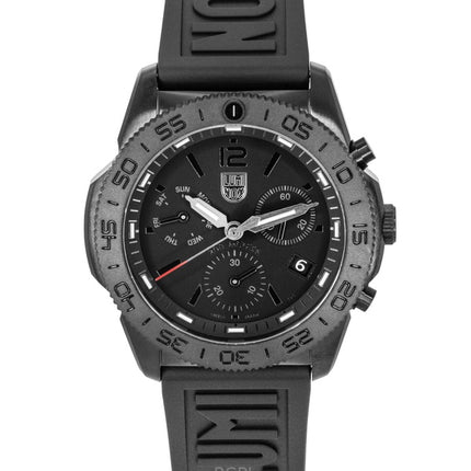 Orologio da uomo Luminox Pacific Diver Cronografo Cinturino in gomma Quadrante nero Quarzo XS.3141.BO.1 200M