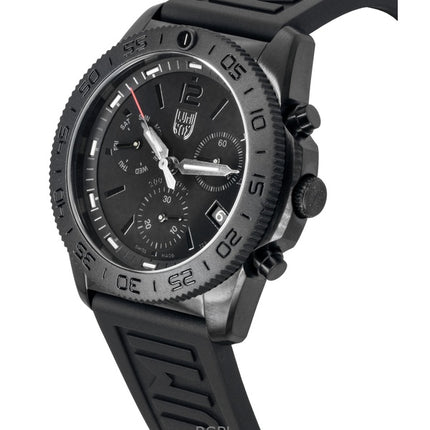 Orologio da uomo Luminox Pacific Diver Cronografo Cinturino in gomma Quadrante nero Quarzo XS.3141.BO.1 200M