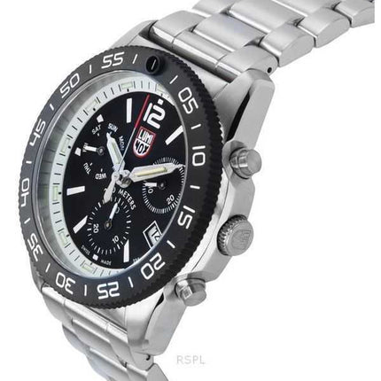 Luminox Pacific Diver Cronografo Acciaio Inox Quadrante Nero Quarzo XS.3141.M 200M Orologio da Uomo